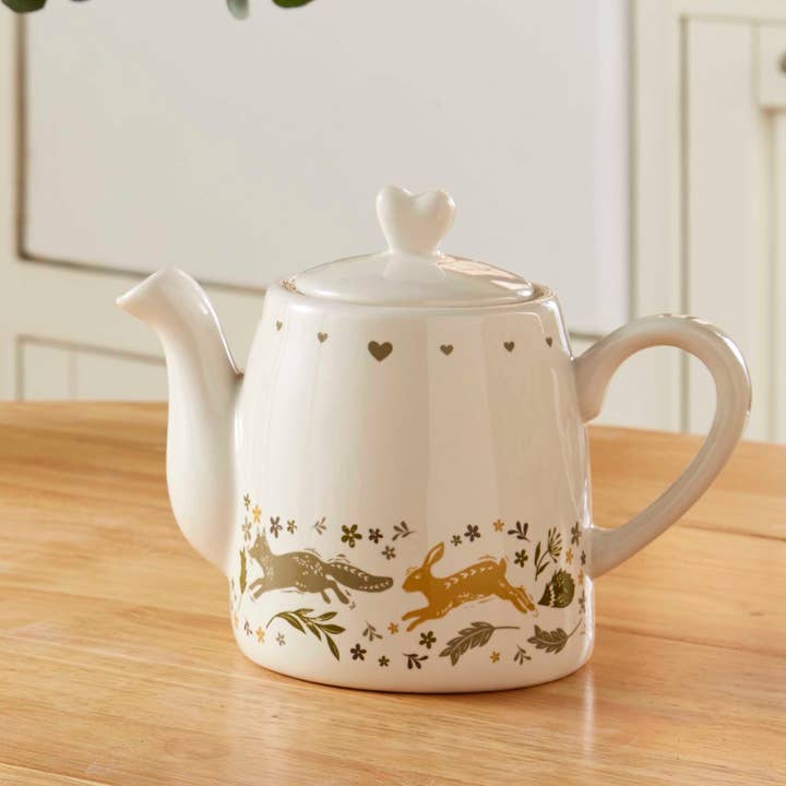 Natural Tea Pot Woodland for wholesale on Faire1