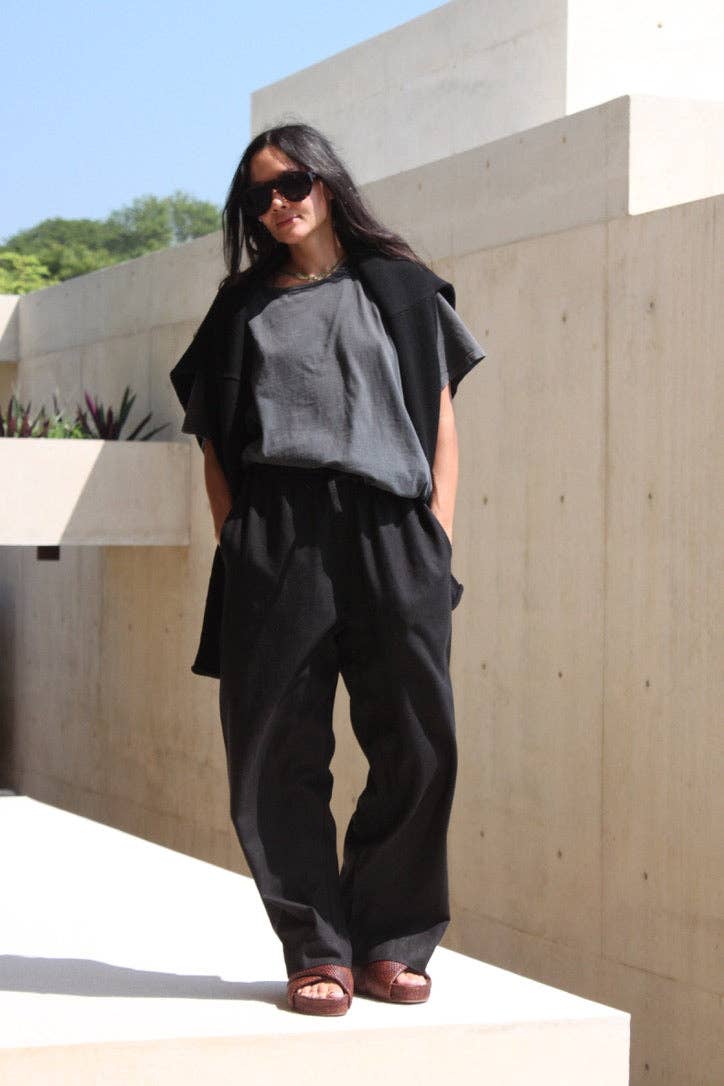 Na Nin - Wholesale Pants - Women's - Dimitri Woven Silk Pant8