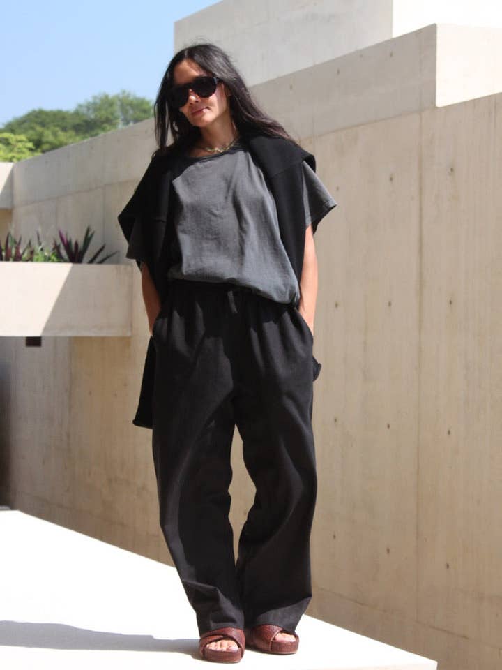 Na Nin - Wholesale Pants - Women's - Dimitri Woven Silk Pant8