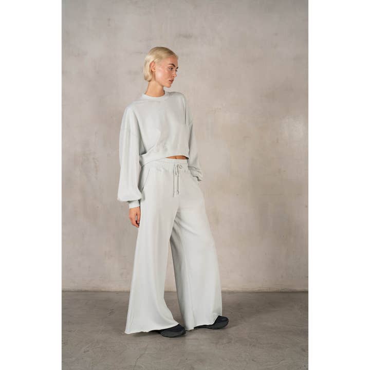 lalamia - Wholesale Pants - Women's - Matching Rib Wide Oversize Sweatpants42