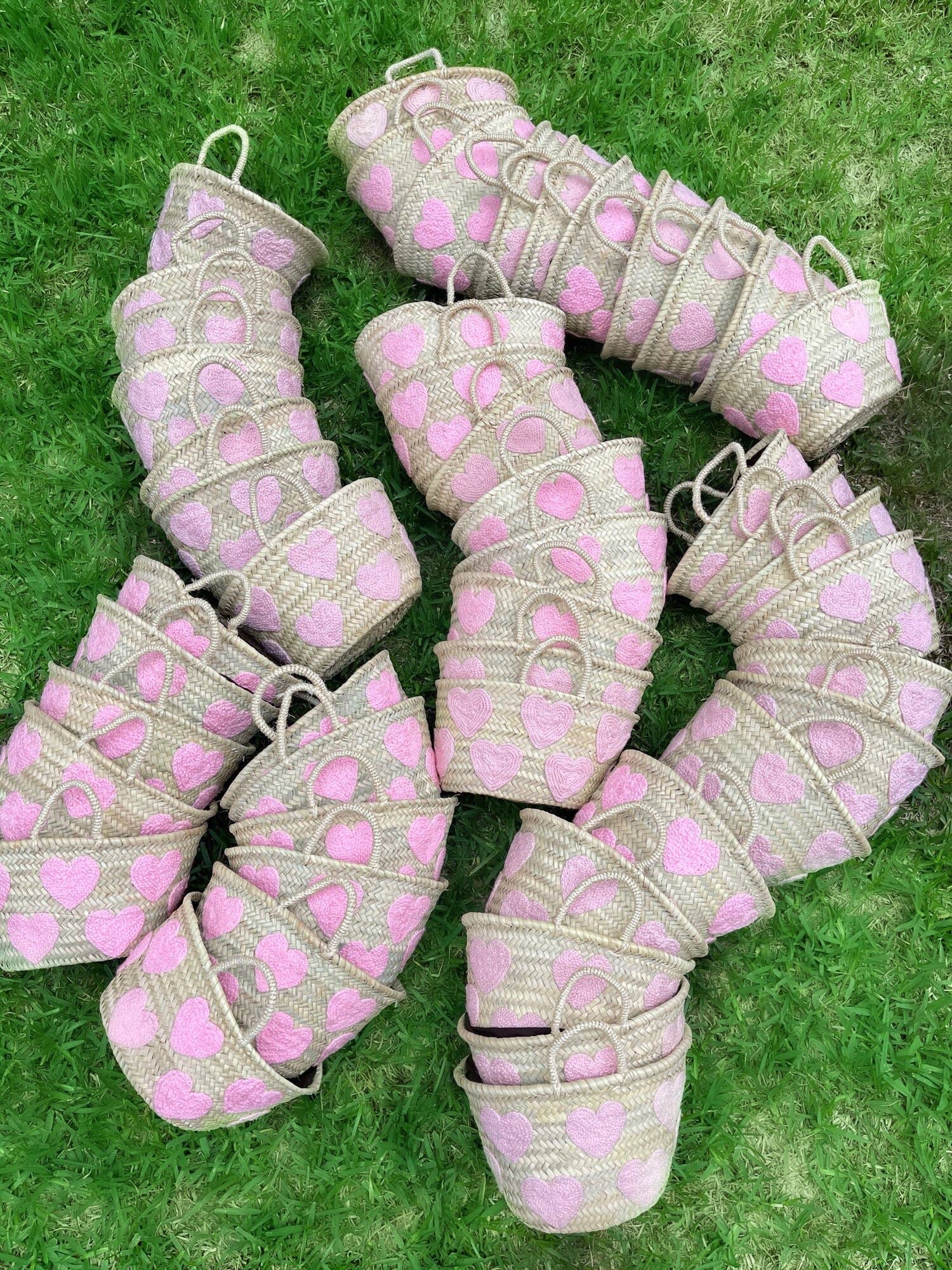 Pathiya – Engroshandel Strandtaske – Wedding Heart stråkurv, brudebruserposer, strandtasker7