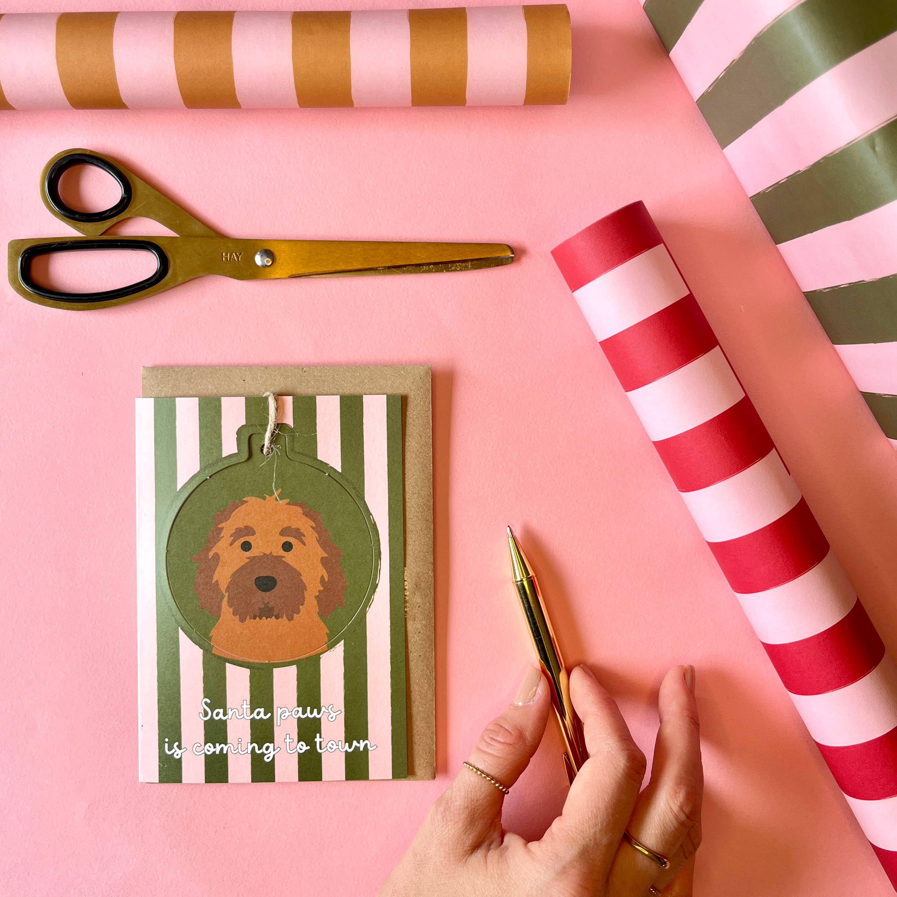 Heather Alstead Design Ltd - Wholesale Christmas card - Dog Breed - Pop Out Christmas Bauble Cards 3