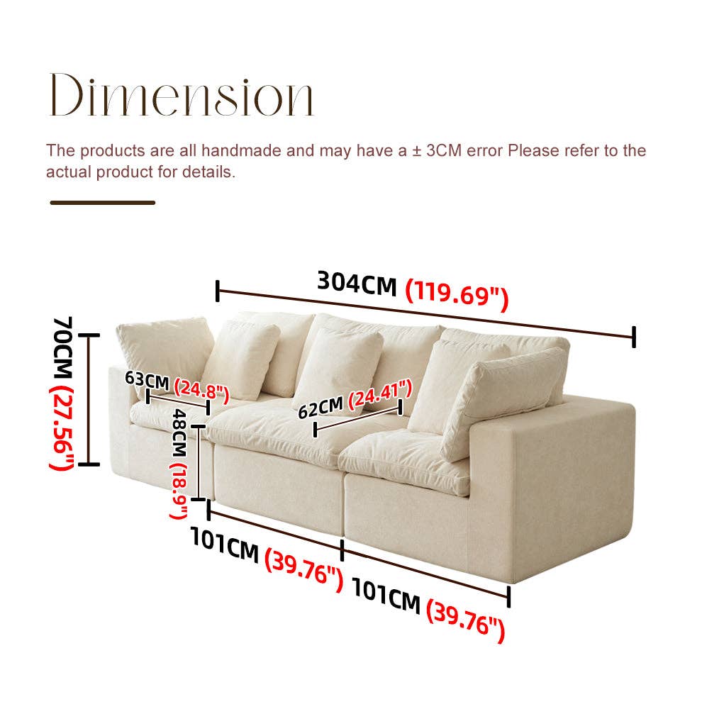39F Inc. - Wholesale Sofa - Modern Modular Sectional Sleeper Sofa with Compressed Design3