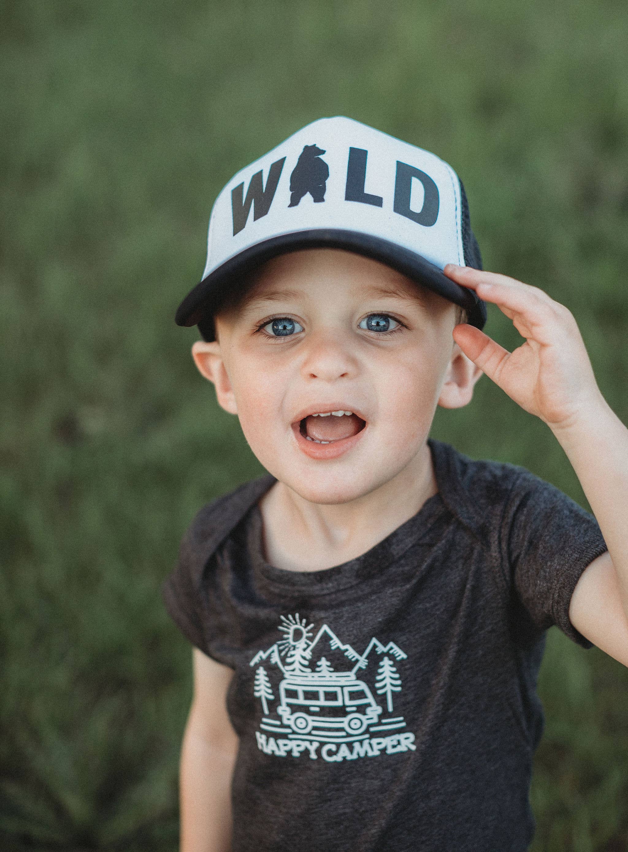 Made of Mountains - Vendita all'ingrosso Cappello - Bambini - Cappello da camionista WILD Bear per bambini1