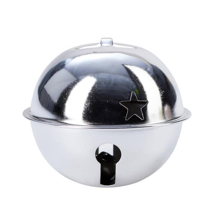 Factory Direct Craft - Wholesale Bell - 2-3/4" Silver Metal Sleigh Bell