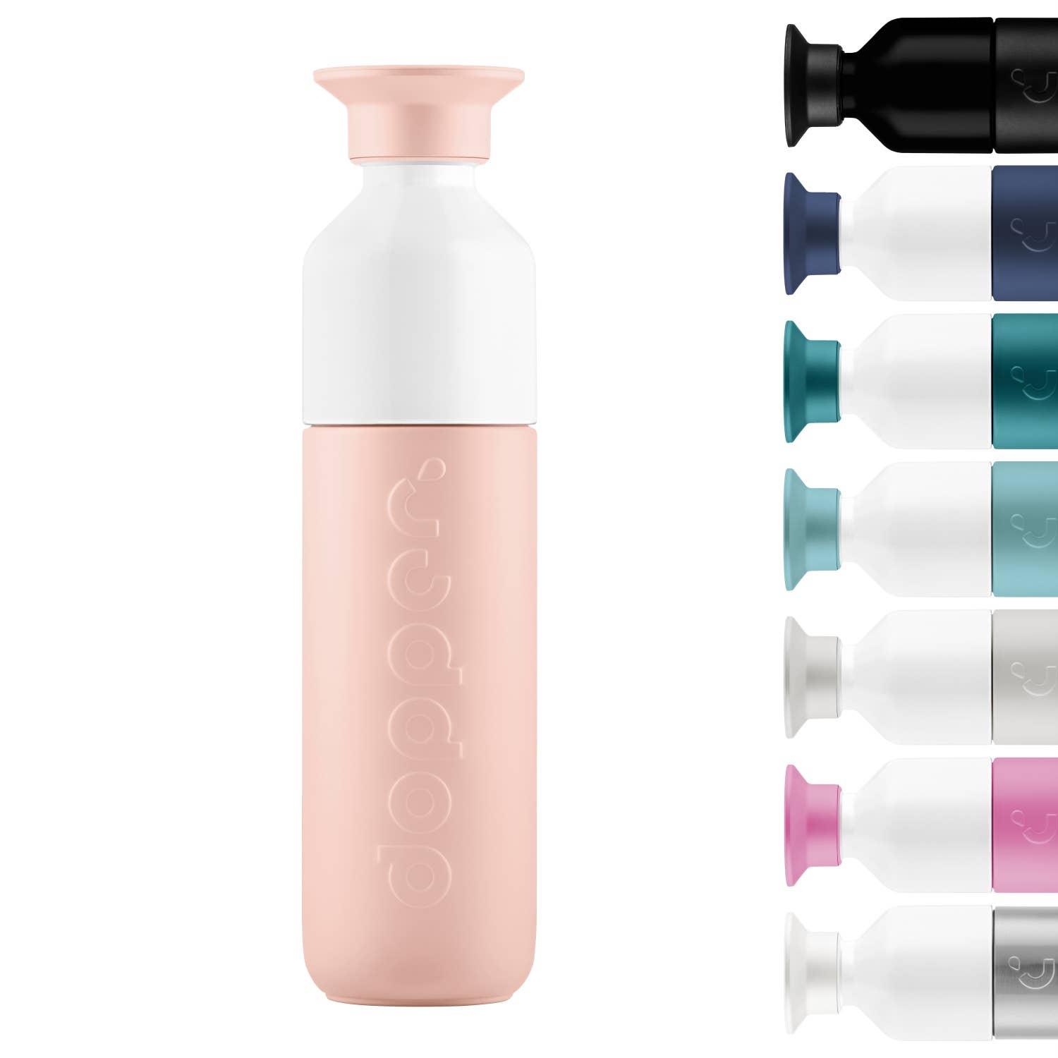 Dopper - Wholesale Insulated Mug/Tumbler - Dopper Insulated Thermos Bottle Pebble Peach 350 ml0