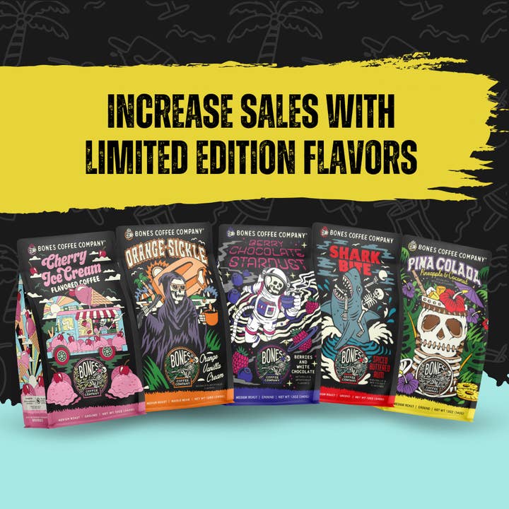 Bones Coffee Company – wholesale Ground coffee – Berry Chocolate Stardust Coffee | 12oz | Whole Bean & Ground1