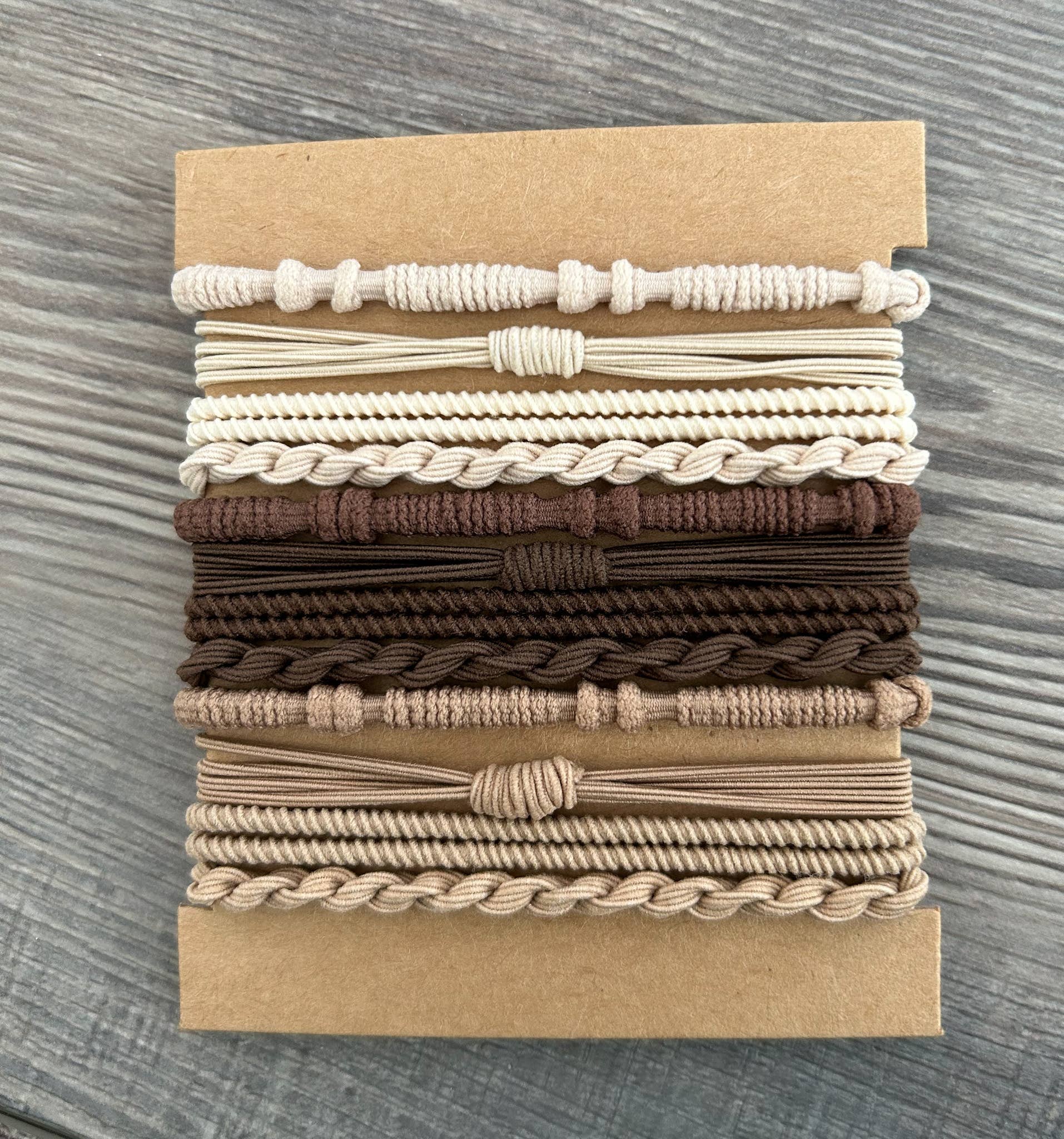 JILLIAN INK LLC - Vente Élastique à cheveux - Élastiques à cheveux avec bracelet Boho4