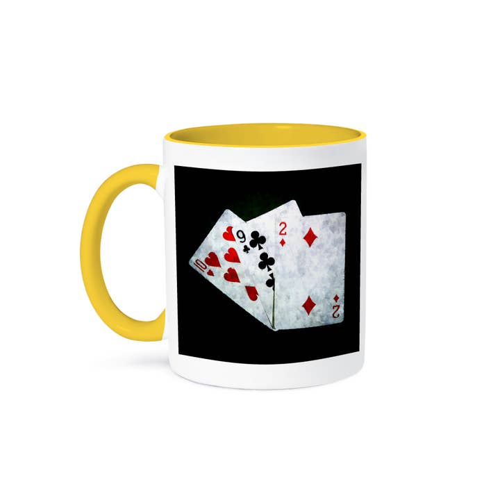3dRose - Wholesale Coffee Mug - 3dRose, Blackjack Twenty One combination - Ten, Nine, Two, Mug