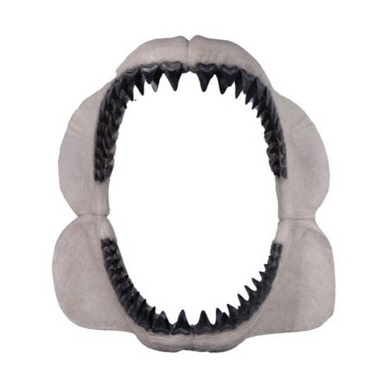 Hanging Megalodon Shark Jaw Statue for wholesale by LM Treasures