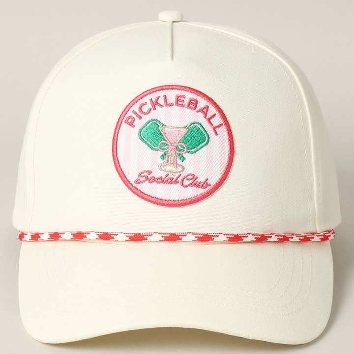 Fashion City - Wholesale Trucker Hat - Unisex - Pickleball Social Club Embroidery Trucker Hat