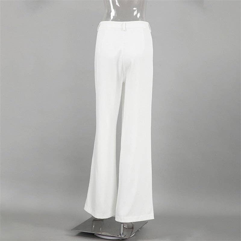 CALCÁREO Pantalones ajustados blancos casuales y elegantes de venta al por mayor en Faire5