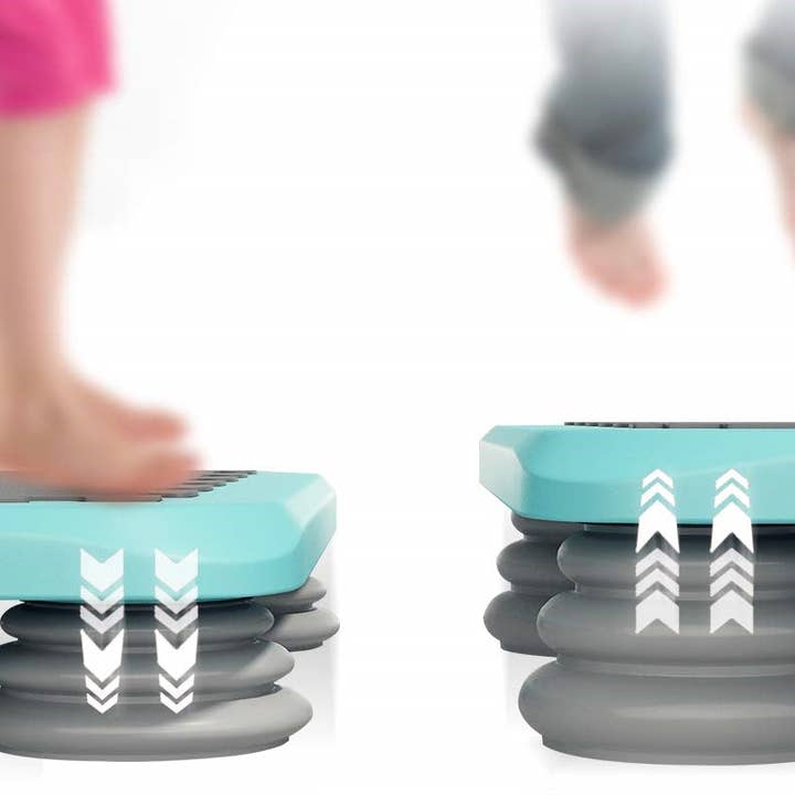 Bintiva - Wholesale Sporting Game - Kids & Baby - Mini Square Trampoline for Kids - Light Blue2