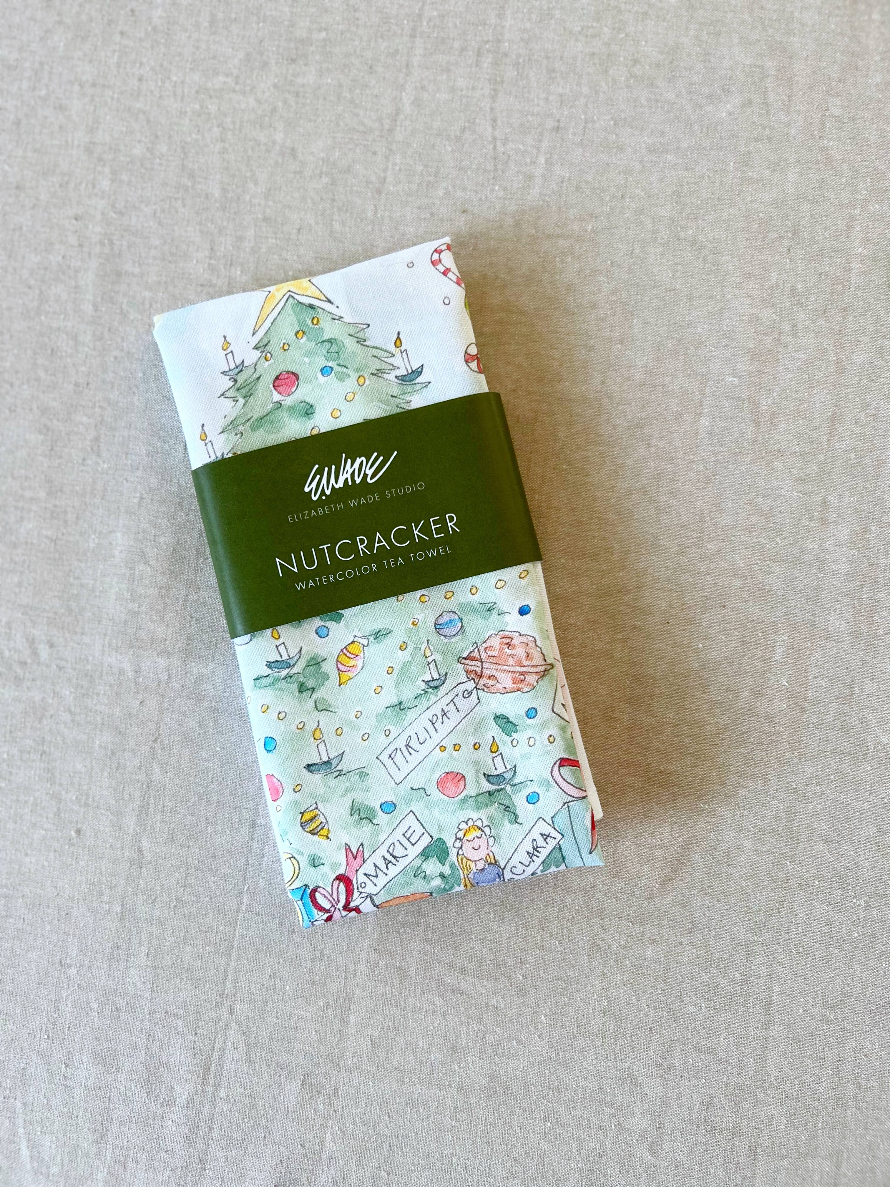 Elizabeth Wade Studio - Wholesale Tea Towel - Nutcracker Tea Towel2