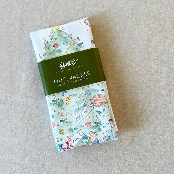 Elizabeth Wade Studio - Wholesale Tea Towel - Nutcracker Tea Towel2