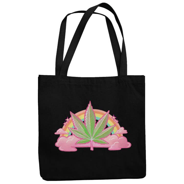 Bolso tote hoja arcoíris para venta al por mayor de Lucky Mfg. Co.