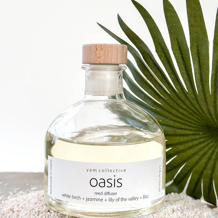 yam collective - Wholesale Reed Diffuser - Oasis - White Birch + Lily of the Valley Reed Diffuser1