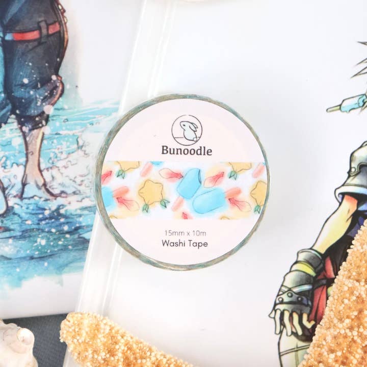 Destiny Island Washi Tape for wholesale by Bunoodle Design Co.