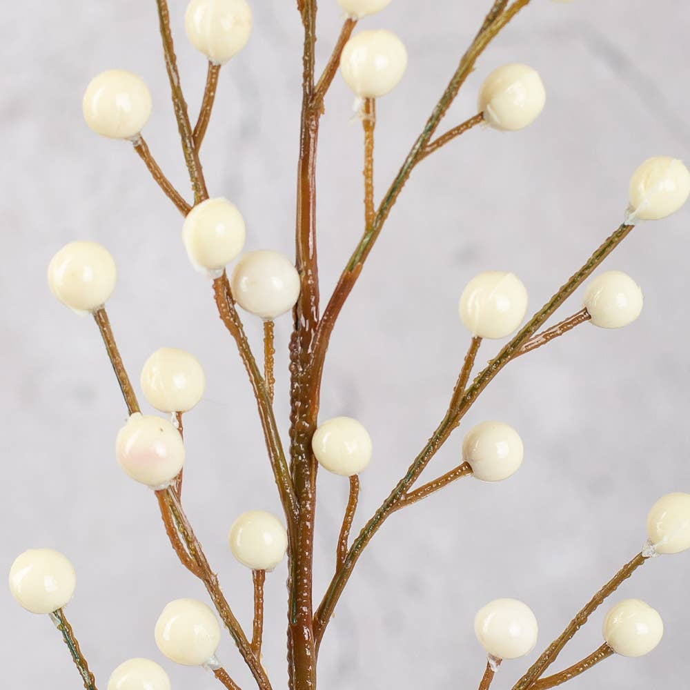 Factory Direct Craft - Wholesale Artificial Plant - 18" Weatherproof Artificial Outdoor Berry Stem -Select Color2