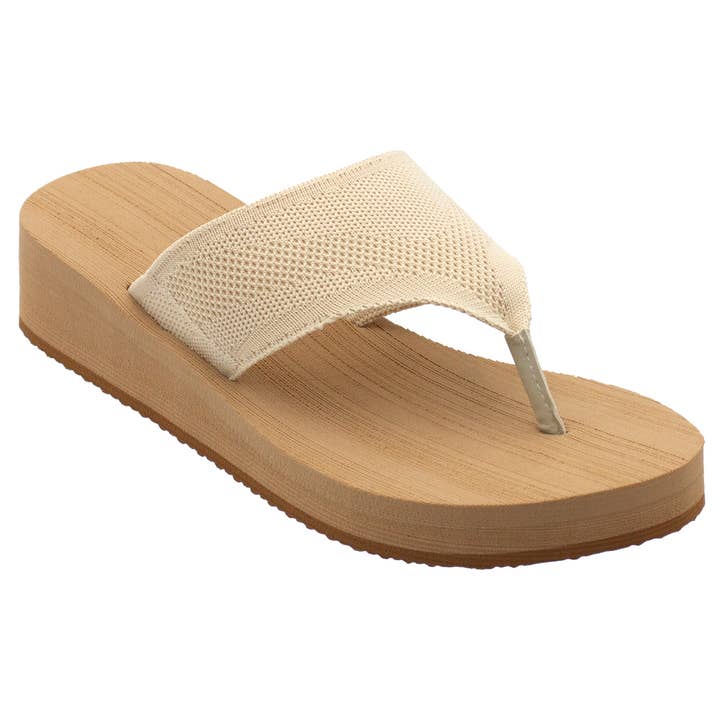 Women's Phoebe Wedge Flip Flop Sandal for wholesale by Sun Ray