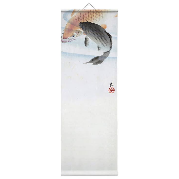 Kakemono Nr. 013 Two Carps für den Großhandel von Eicie
