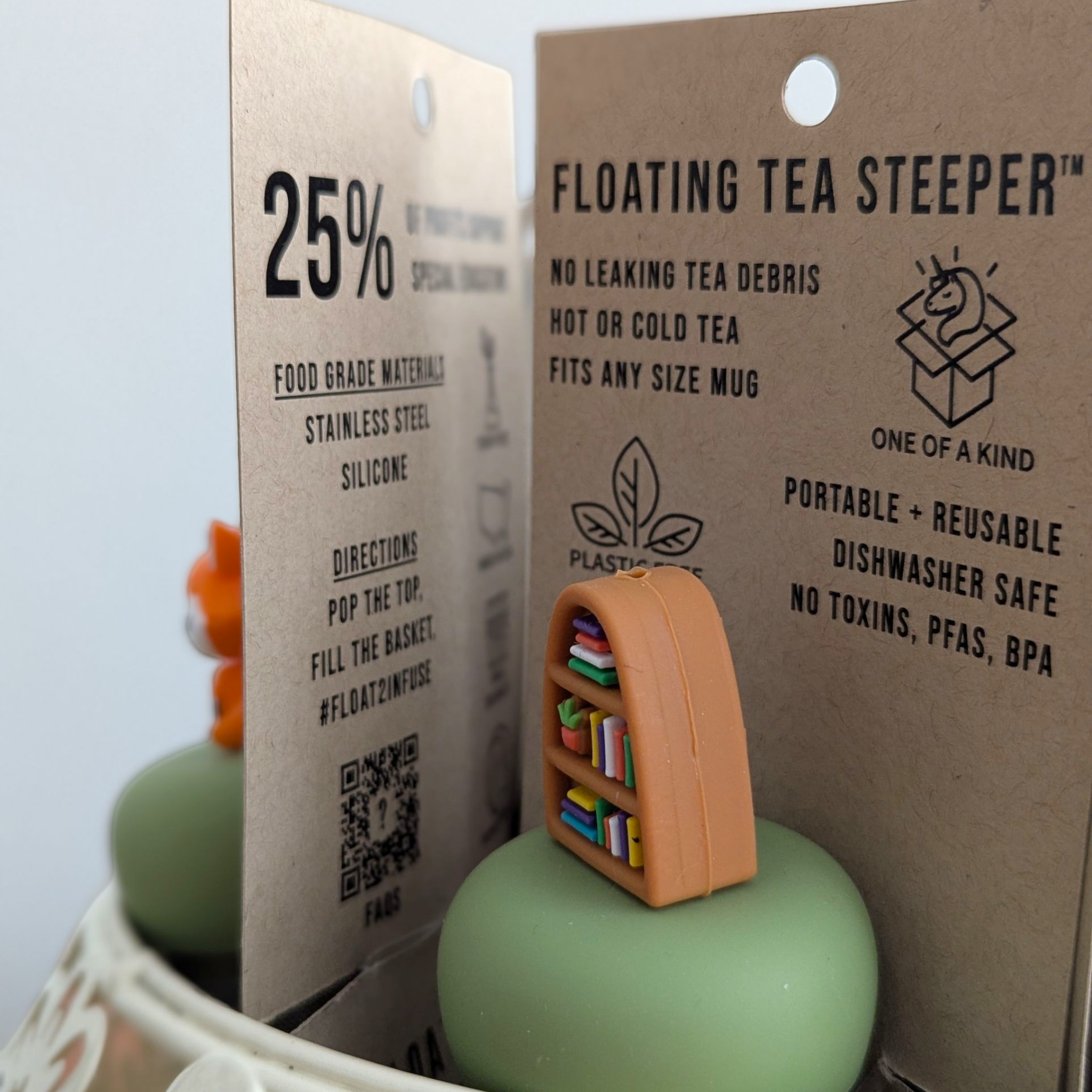 Float2infuse Tea Infuser - Wholesale Retailer Display - Kids & Baby - Giant Ivory Floral Mug | Giant Tea Cup | Ivory | Display Cup7