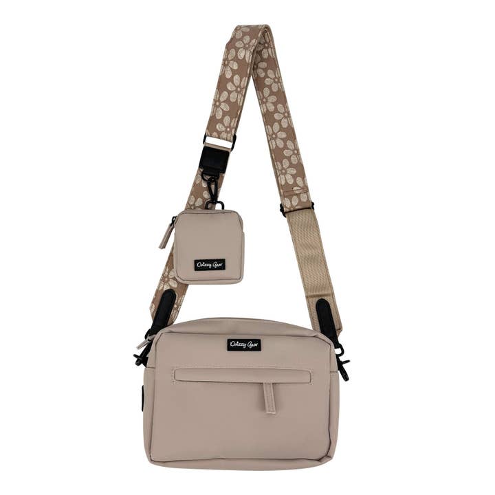 Sac de promenade pour chien Cocoa Bloom avec pochette à friandises pour la vente par Daizzy Gear