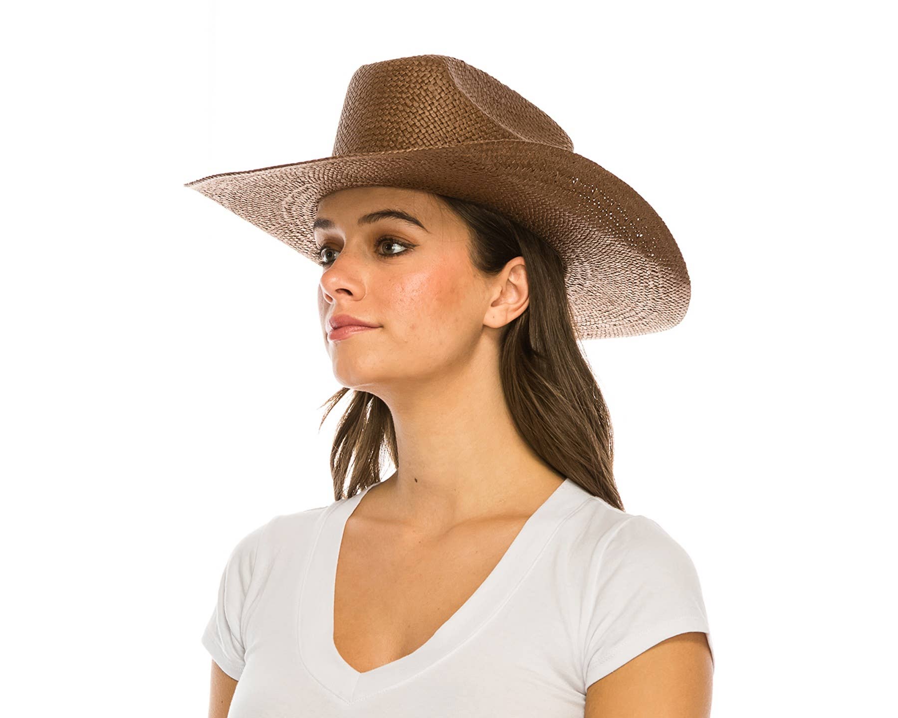 DNMC - Vente Chapeau de cowboy – femme - Chapeau de cowboy en paille Toyo tissé à la main - Toutes les couleurs en stock !8