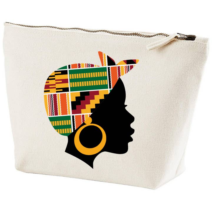 Phenomenal Queen Canvas Pouch for wholesale by AfroTouch Design
