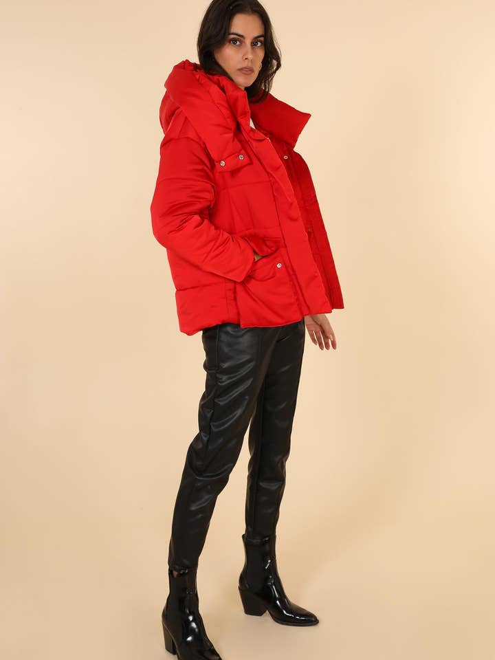 5100 SATIN DOWN JACKET for wholesale by Daphnea