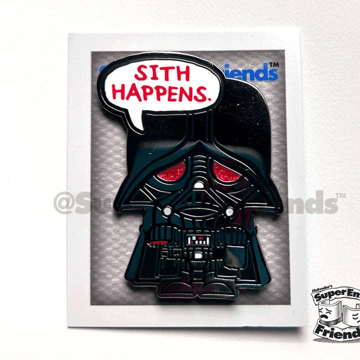 SuperEmo Sithy Enamel Pin for wholesale by SuperEmoFriends