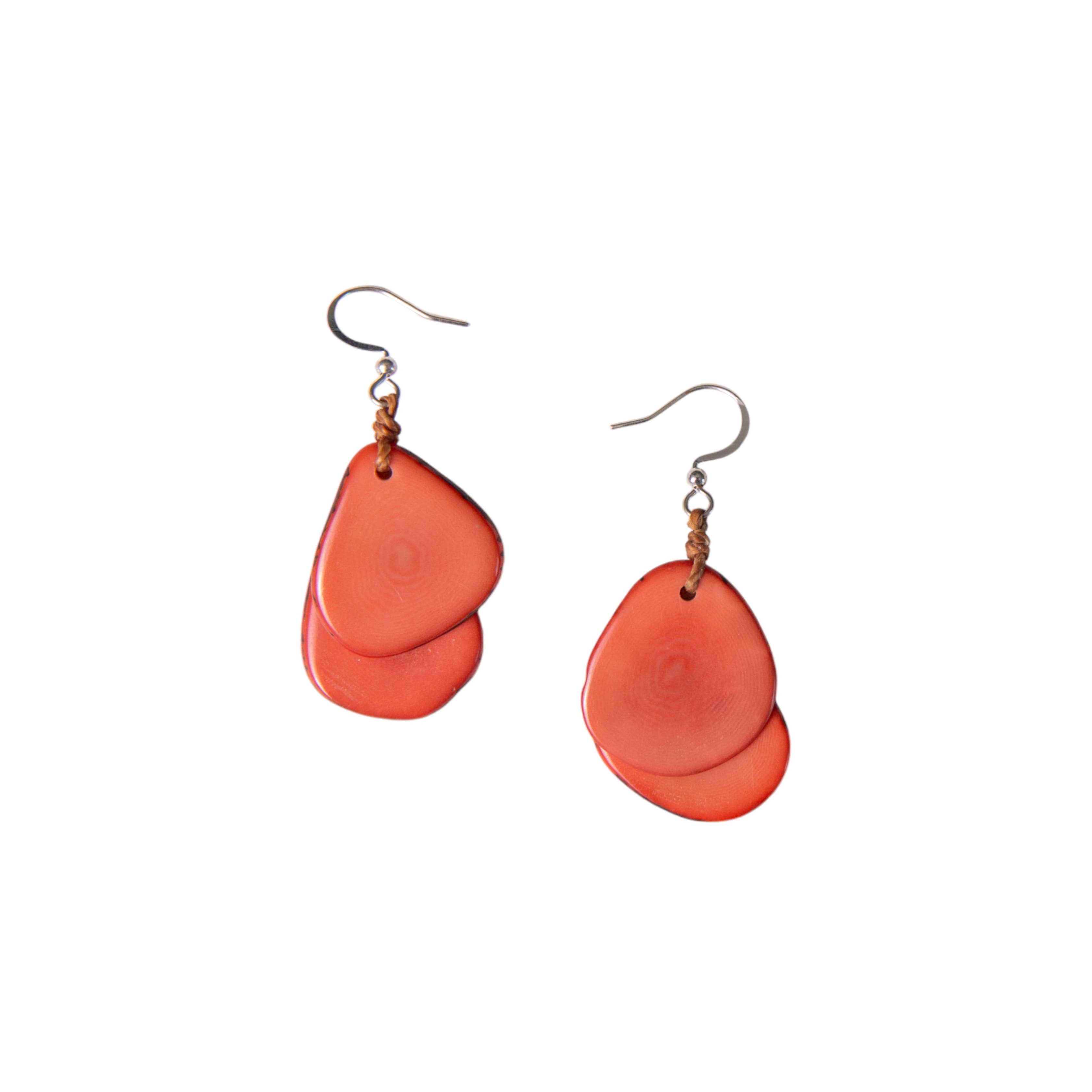 Organic Tagua Jewelry – Großhandel Ohrhänger – Fiesta Ohrringe11