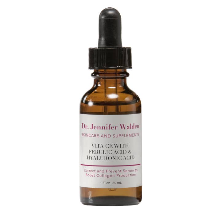 VITA CE WITH FERULIC ACID AND HYALURONIC ACID for wholesale by Dr. Jennifer Walden Skincare & Supplements
