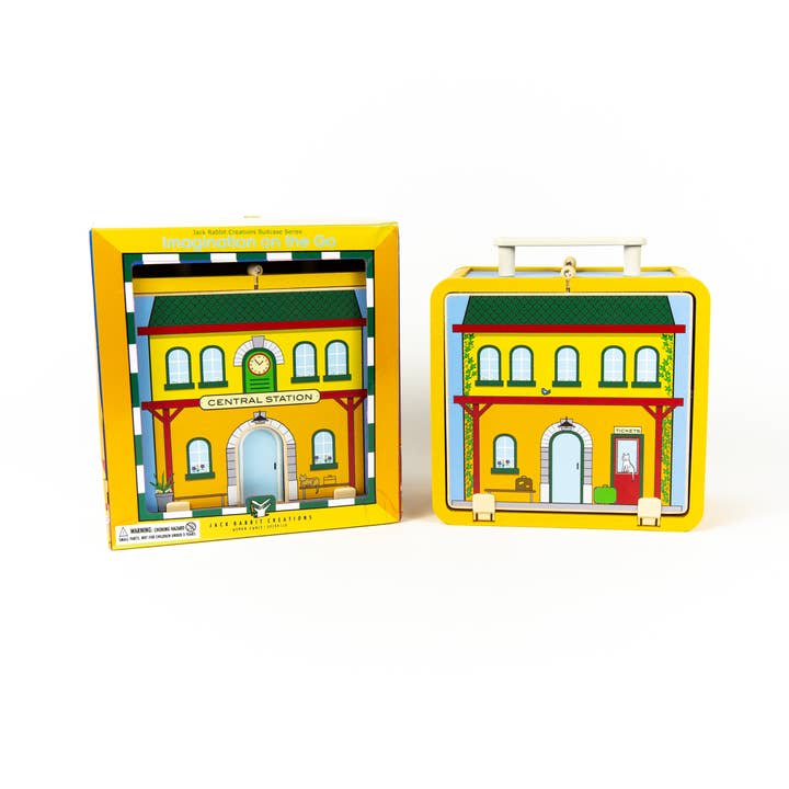 Jack Rabbit Creations - Wholesale Toy Set - Kids - Suitcase Series: Train Station