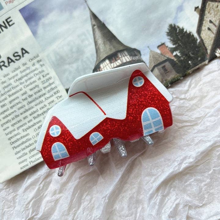 Ekartini - Wholesale Hair Clip - Women's - Cartoon Christmas Shark Hair Clip5