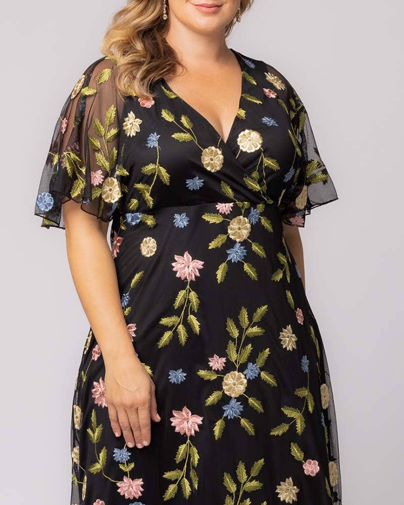 Kiyonna – wholesale Gown – Women's – Embroidered Elegance Evening Gown - Plus Size10