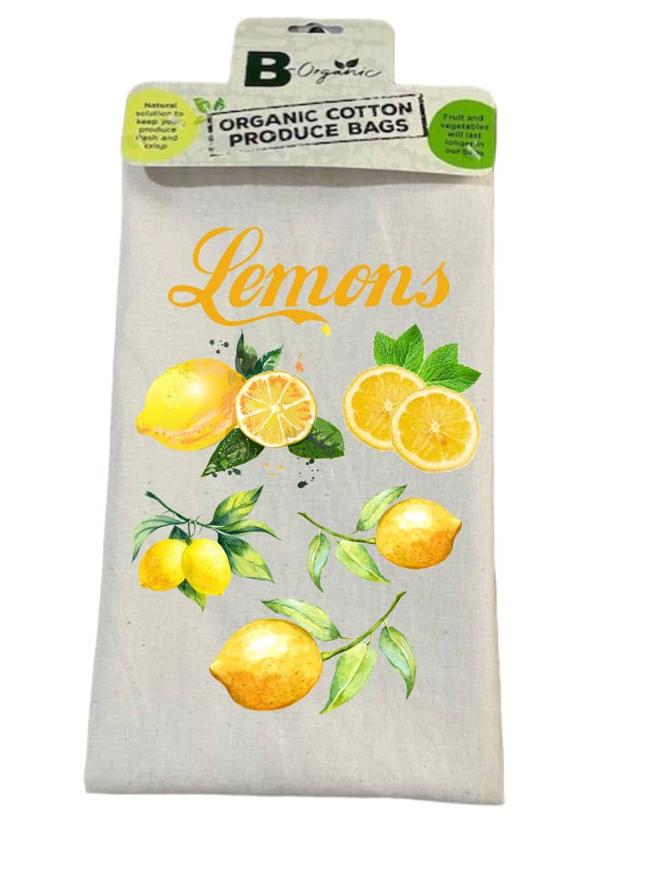 B- Organic - Lemons - Small - 9 1/2" x 10" for wholesale by B-Organic