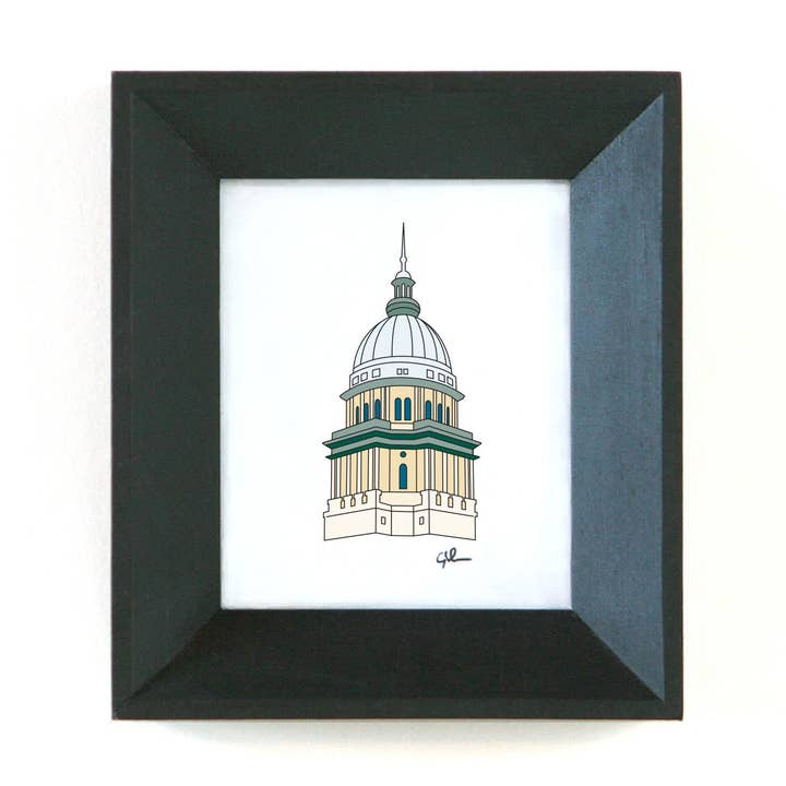Illinois State Capitol | IL Print for wholesale by United Goods