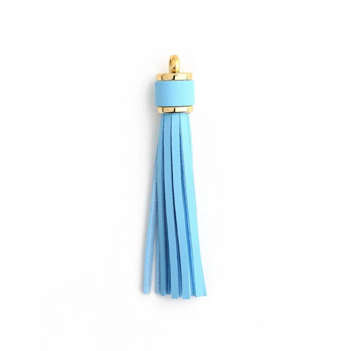 ACCITY - Wholesale Keychain - Unisex - Leather Fringe Keychain, PU Tassel Bag Charm_CWAB500717