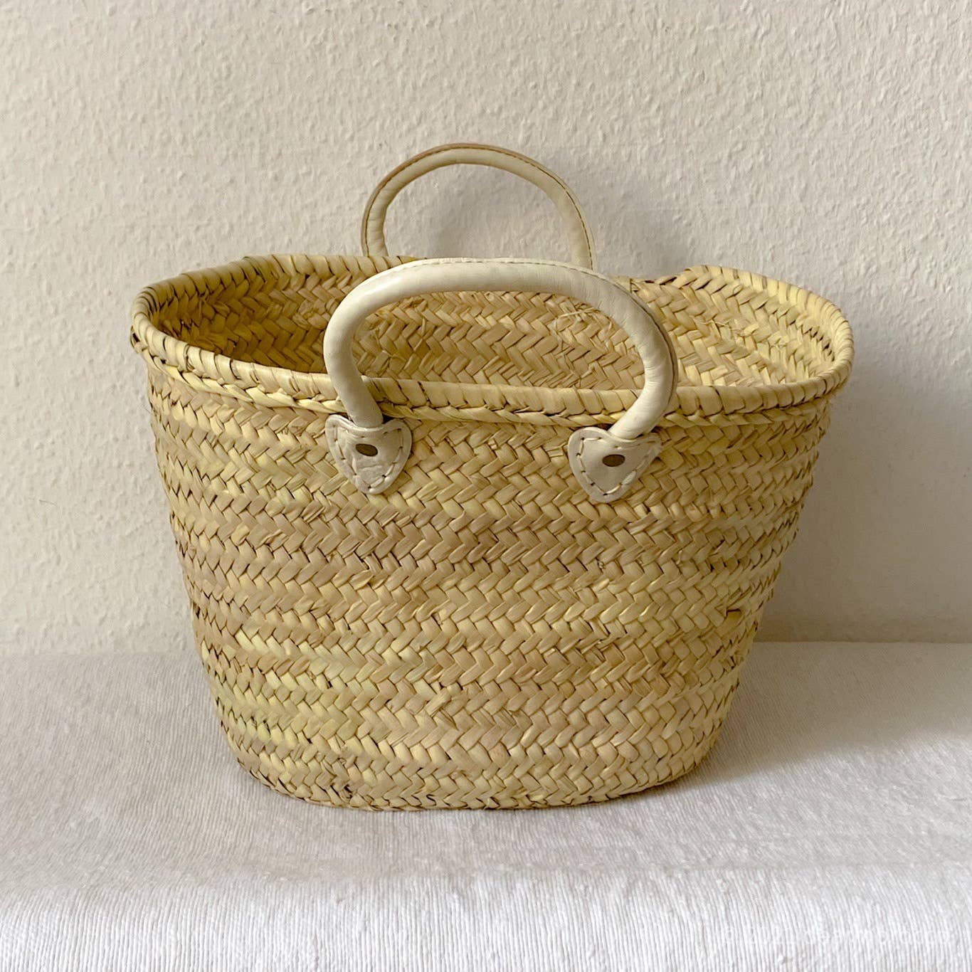 dear Morocco - Vente Paniers - Panier de marché français marocain avec petit poignée en cuir14