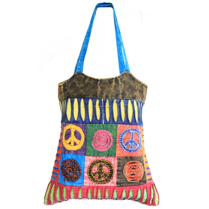 Ancient Wisdom - Wholesale Crossbody Bag - Women's - Classic Peace Skirt Bags (asst des)