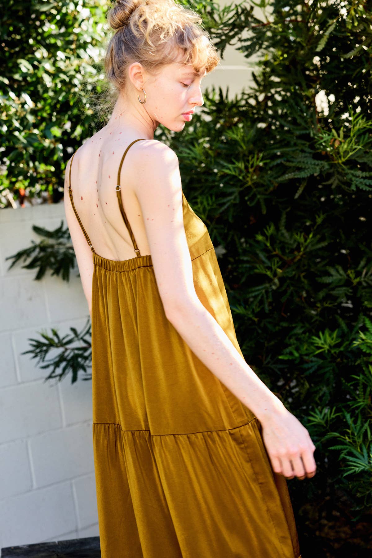 Lara Daisy - Wholesale Dress - Women's - Leopard Square Neck Ruffled Hem Cami Midi Dress12