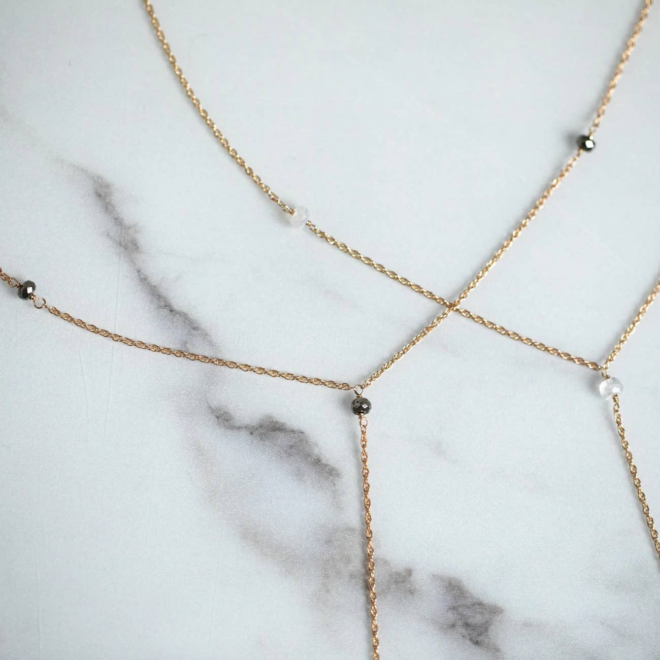 Heather Hawkins - Wholesale Y-Neck/Lariat Necklace - Headsprung Rope Y Necklace - 14K Gold-Filled3