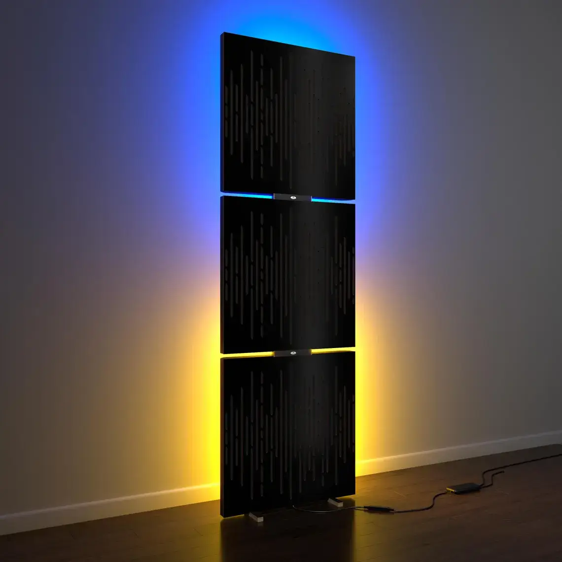 ATB-Sound sp. z o. o. - Wholesale Speakers - 3-Pack WAVE Acoustic Panels with RGB LED Stand Light2