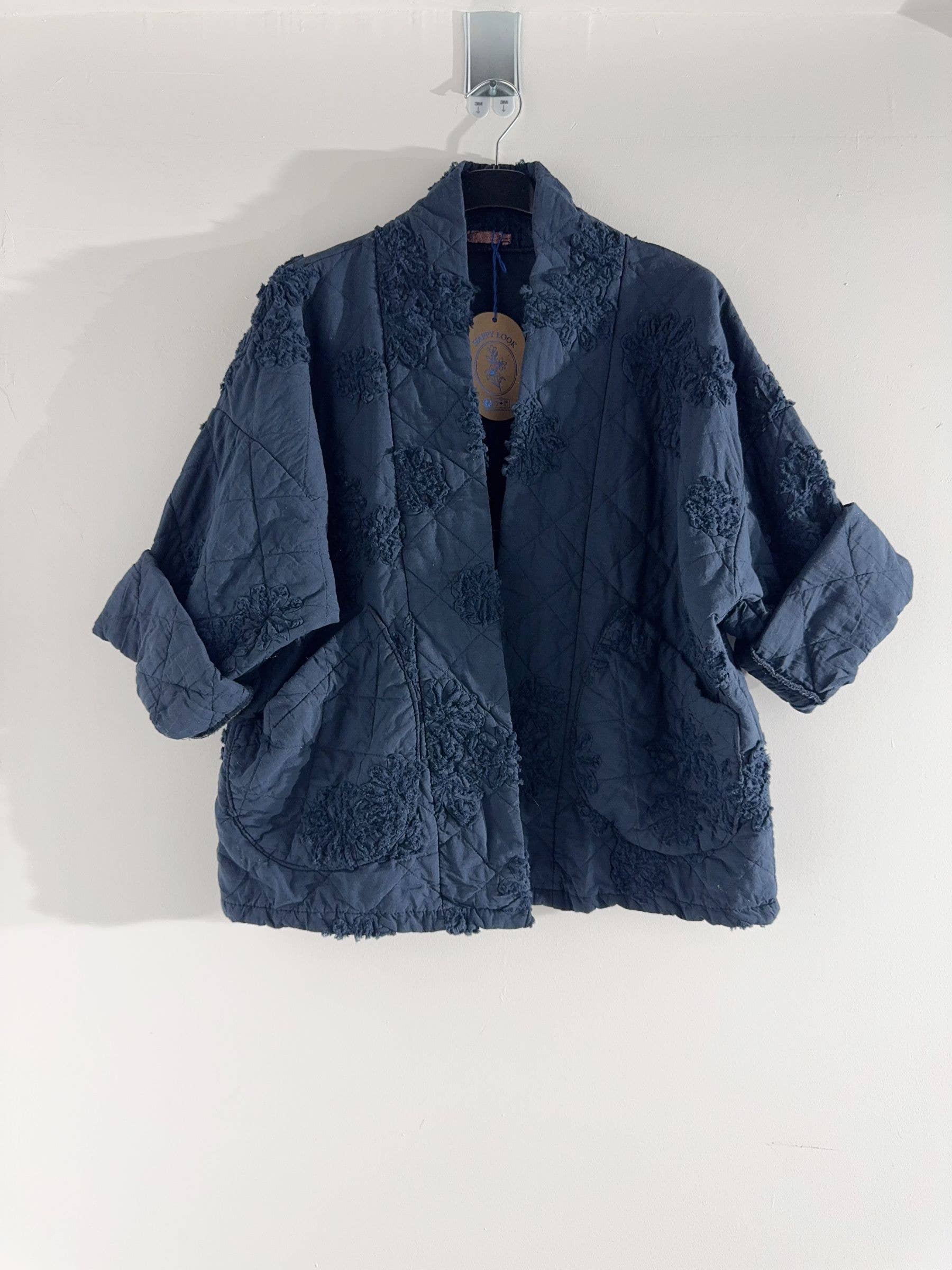 Happy look - Wholesale Jacket - Women's - Women's quilted cotton jacket – 3D embroidery, embossed8