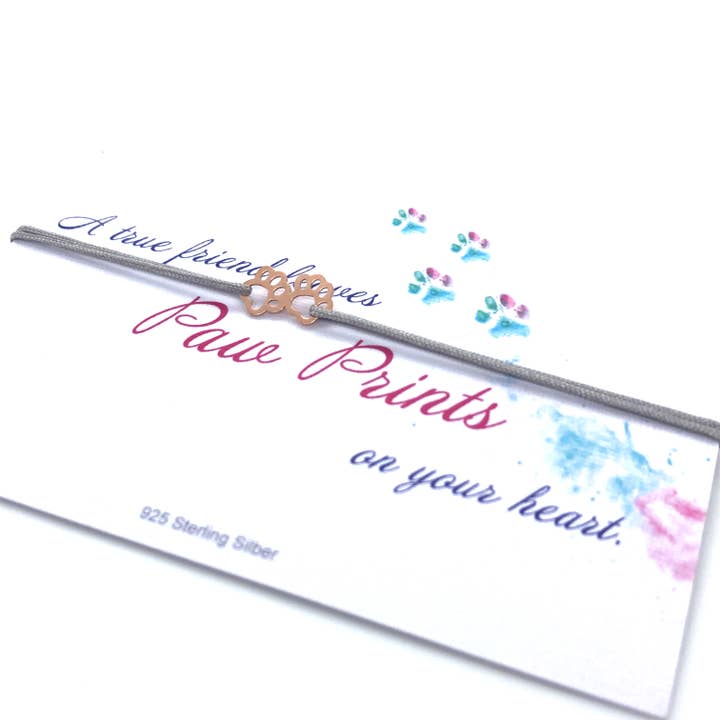 Lou Marie – Großhandel Schmucksets – Armbänder Pfotenfreunde 925 Silber SET