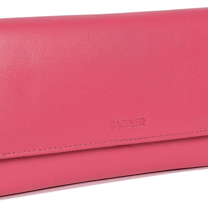 Grand Portefeuille en Cuir à Sections Multiples "Grace" – Fait Main par Saddler | Protégé RFID & Boîte Cadeau pour la vente par SADDLER