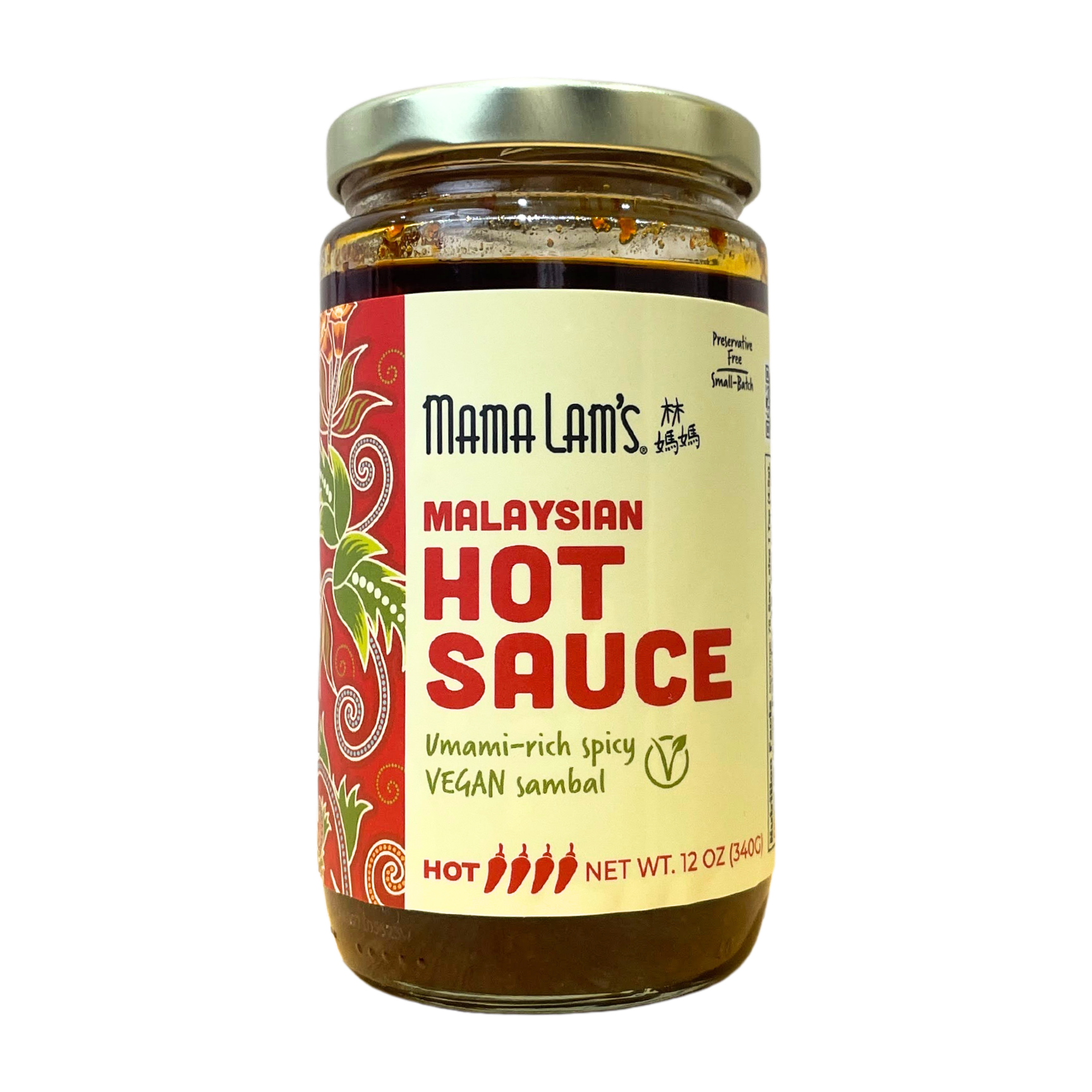 Mama Lam's – wholesale Hot sauce – Malaysian Hot Sauce Vegan1