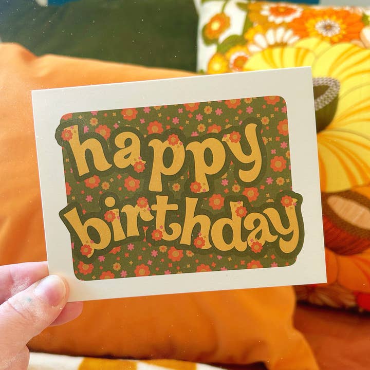 Chateau Blanche - Wholesale Birthday Card - Birthday Happy Birthday Flowers Card0