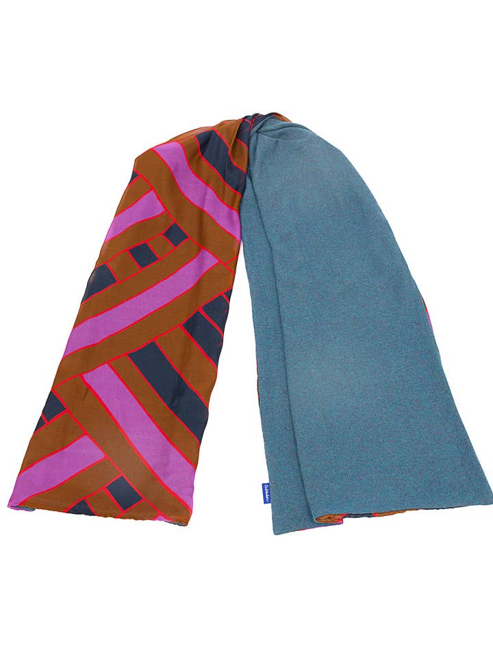 Mörkgrön/Korg Weave Scarf för wholesale av cukimber